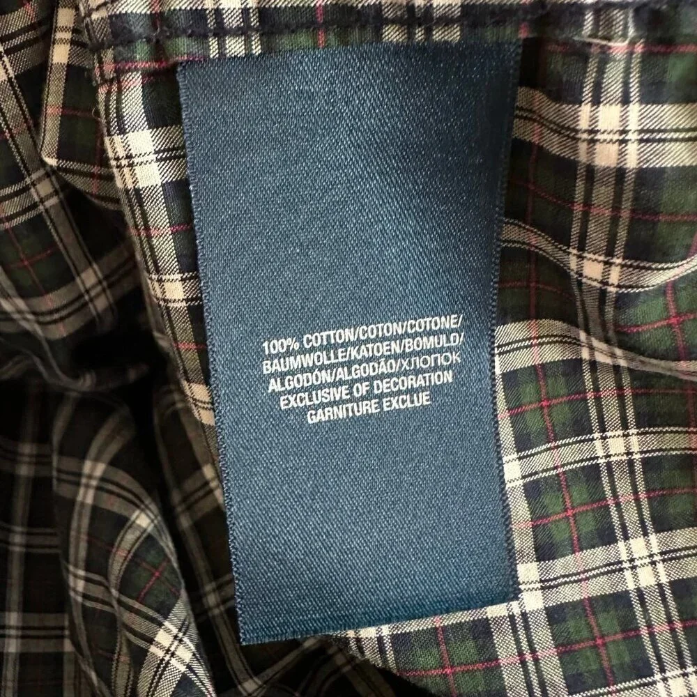 Ralph Lauren plaid button up shirt